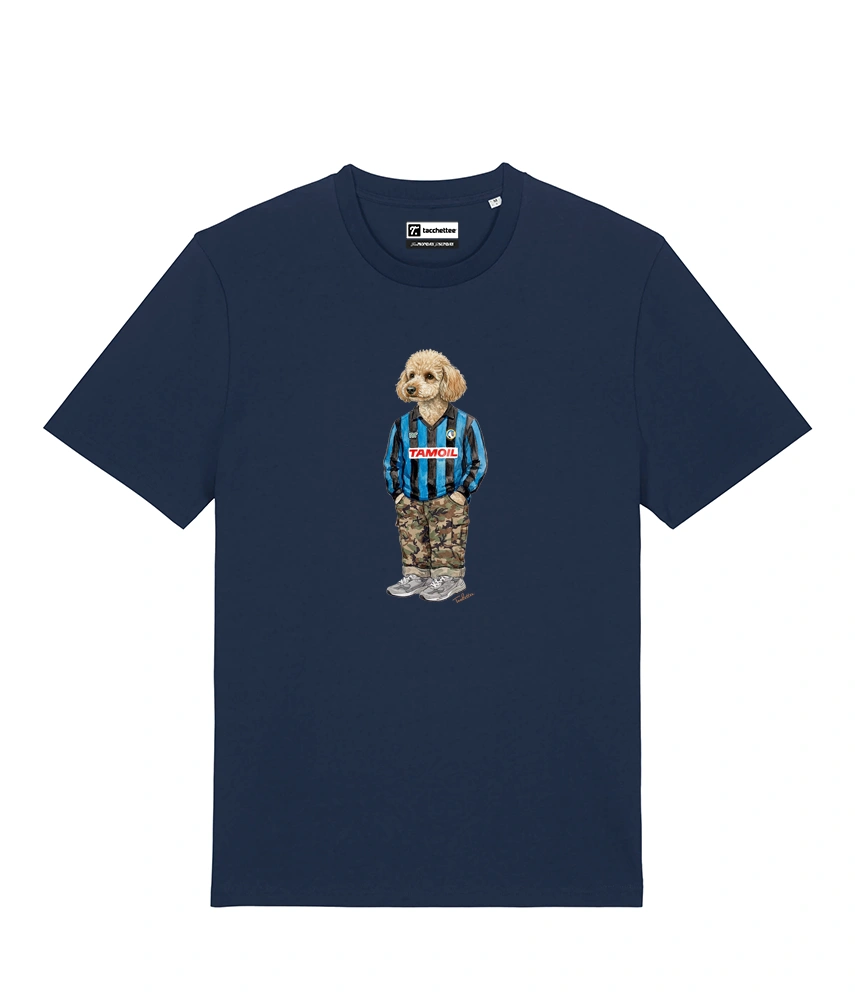 IL BARBONCINO CALCIATORE T-shirt - Blu Navy - Orobico