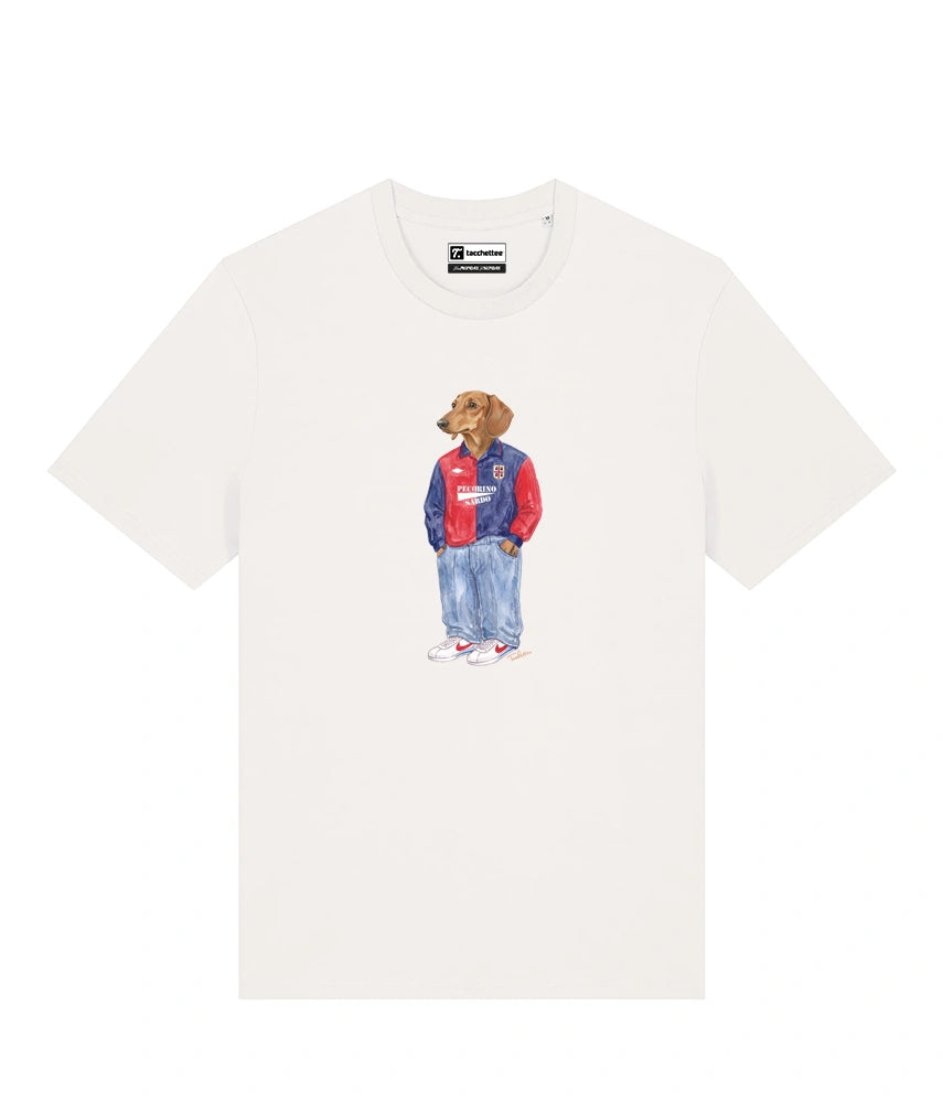 IL BASSOTTO CALCIATORE T-shirt - Off White - Casteddu