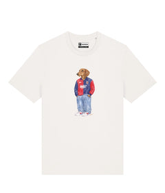 IL BASSOTTO CALCIATORE T-shirt - Off White - Casteddu