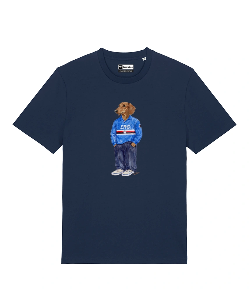 IL BASSOTTO CALCIATORE T-shirt - Blu Navy - Doriano