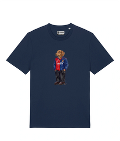 IL BASSOTTO CALCIATORE T-shirt - Blu Navy - Grifo