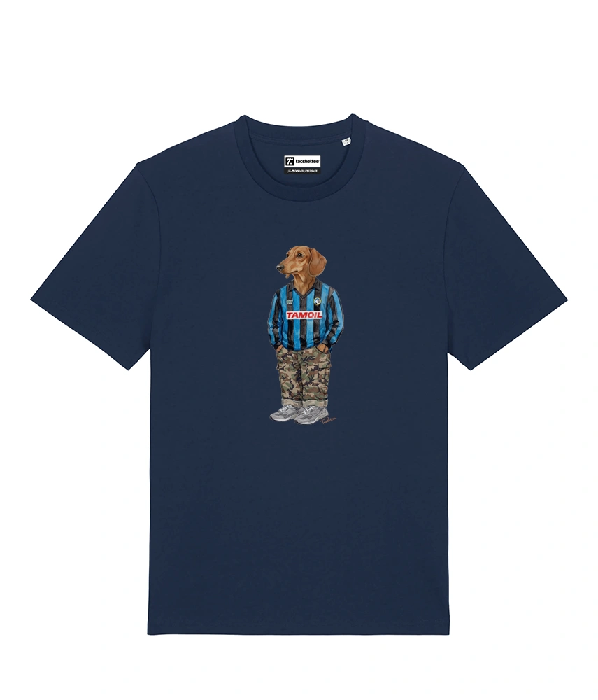 IL BASSOTTO CALCIATORE T-shirt - Blu Navy - Orobico