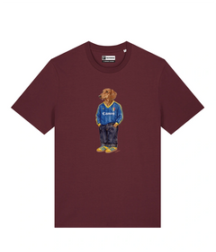IL BASSOTTO CALCIATORE T-shirt - Borgogna - Buteo