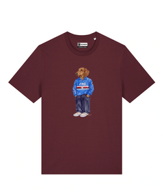 IL BASSOTTO CALCIATORE T-shirt - Borgogna - Doriano