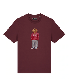 IL BASSOTTO CALCIATORE T-shirt - Borgogna - Granata