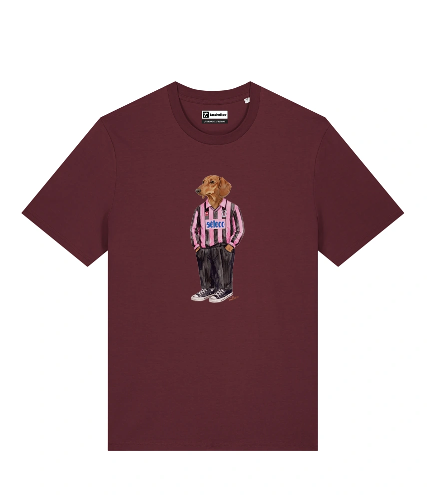 IL BASSOTTO CALCIATORE T-shirt - Borgogna - Rosanero
