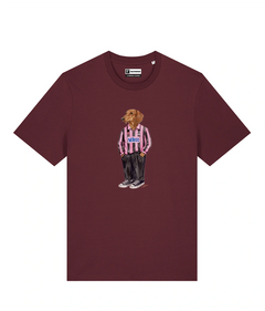 IL BASSOTTO CALCIATORE T-shirt - Borgogna - Rosanero