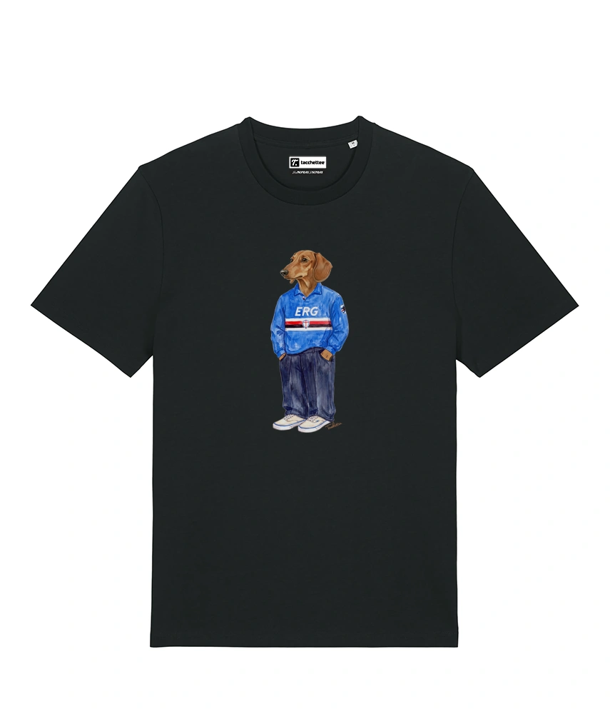 IL BASSOTTO CALCIATORE T-shirt - Nero - Doriano