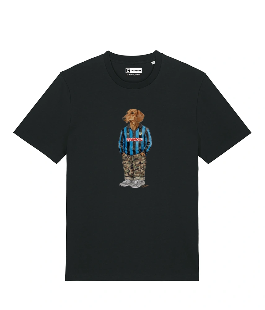 IL BASSOTTO CALCIATORE T-shirt - Nero - Orobico