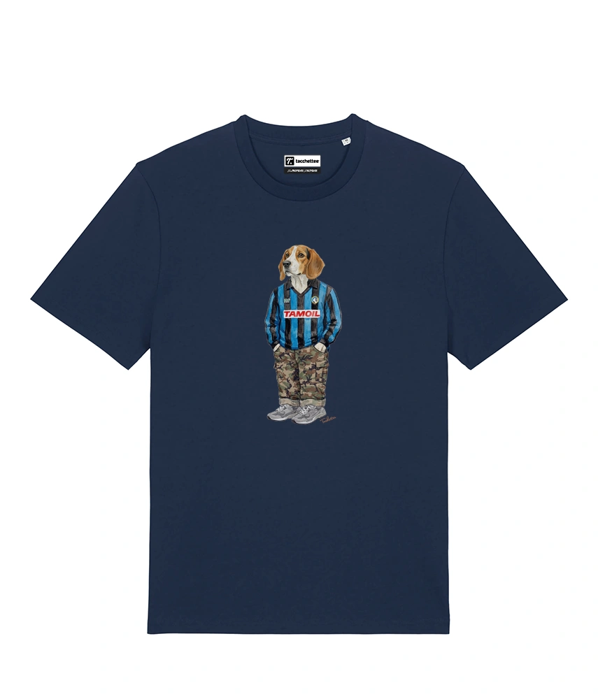 IL BEAGLE CALCIATORE T-shirt - Blu Navy - Orobico