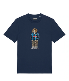 IL BEAGLE CALCIATORE T-shirt - Blu Navy - Orobico