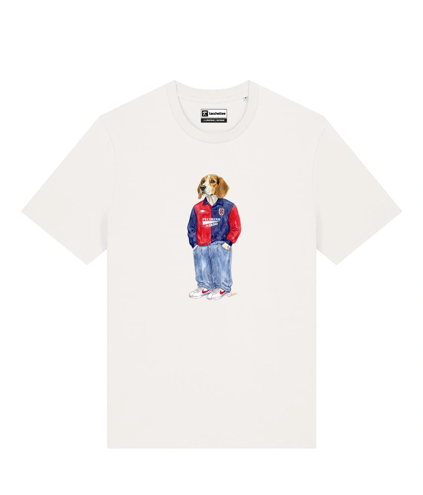 IL BEAGLE CALCIATORE T-shirt - Off White - Casteddu