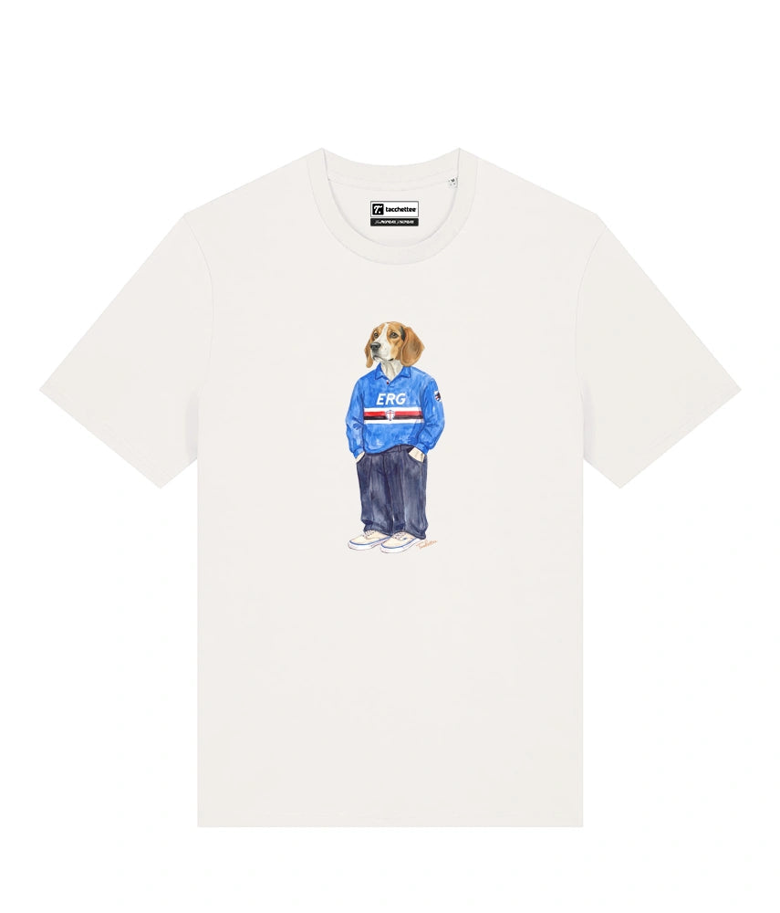 IL BEAGLE CALCIATORE T-shirt - Off White - Doriano