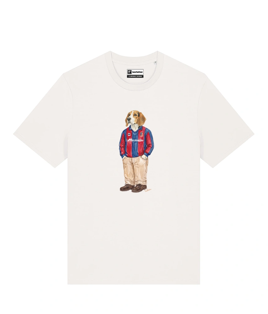 IL BEAGLE CALCIATORE T-shirt - Off White - Felsineo