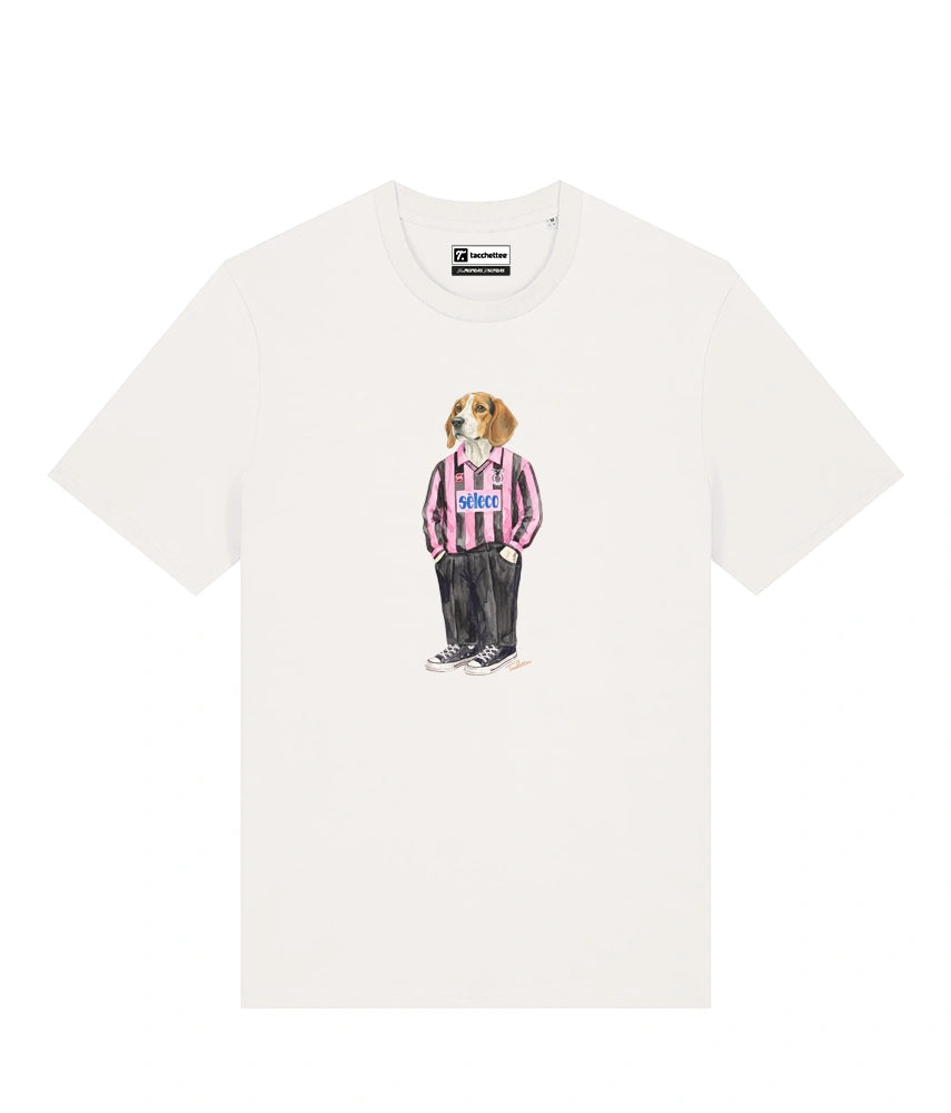 IL BEAGLE CALCIATORE T-shirt - Off White - Rosanero