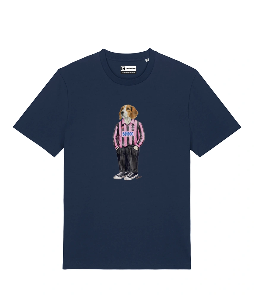IL BEAGLE CALCIATORE T-shirt - Blu Navy - Rosanero