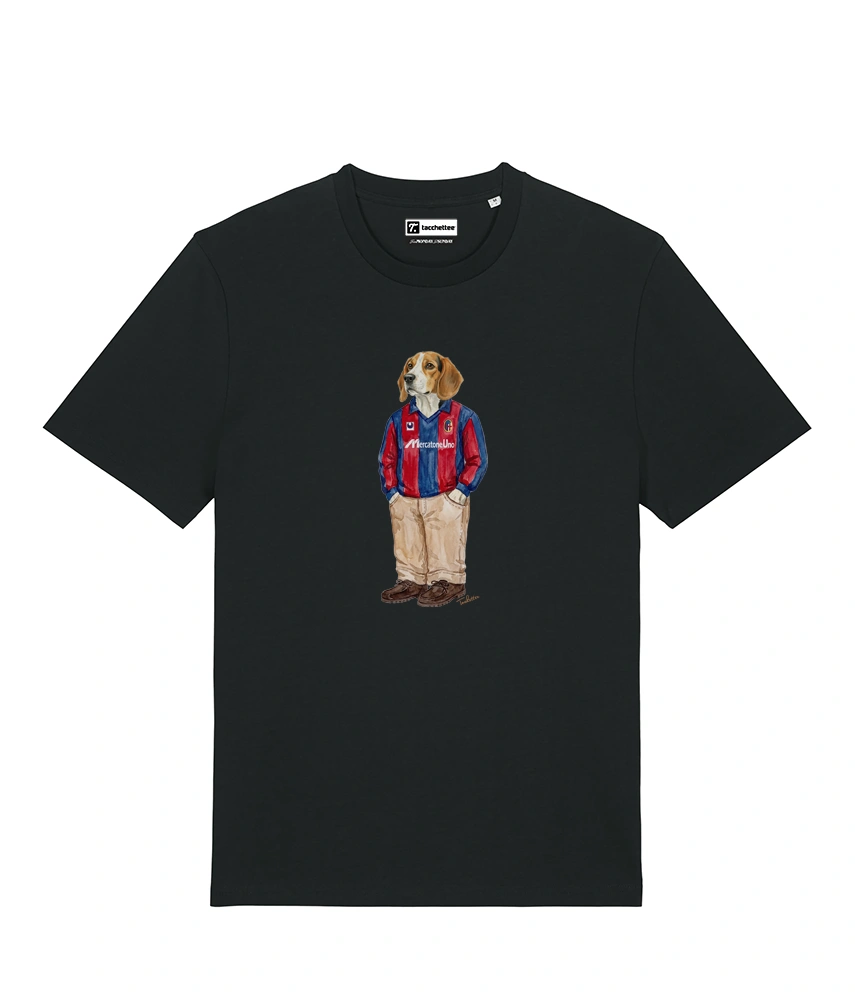IL BEAGLE CALCIATORE T-shirt - Nero - Felsineo