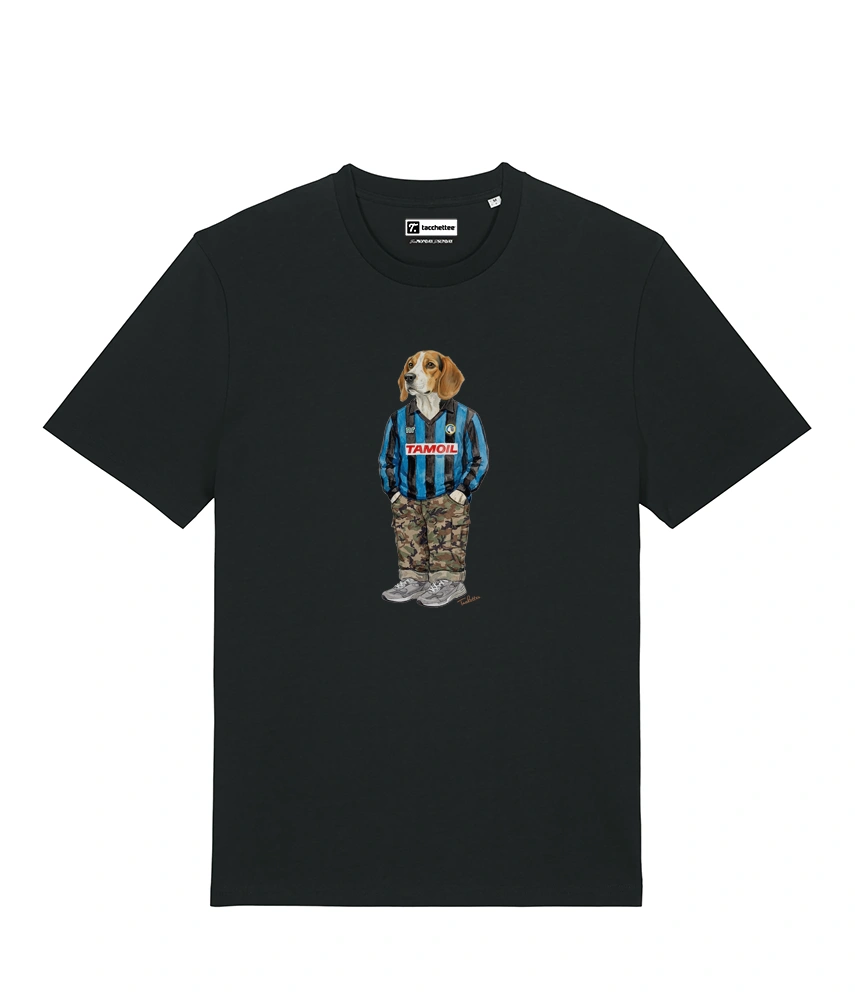 IL BEAGLE CALCIATORE T-shirt - Nero - Orobico