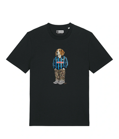 IL BEAGLE CALCIATORE T-shirt - Nero - Orobico