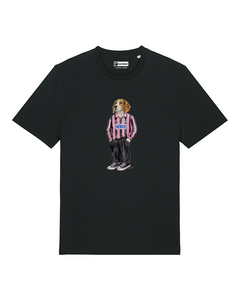 IL BEAGLE CALCIATORE T-shirt - Nero - Rosanero