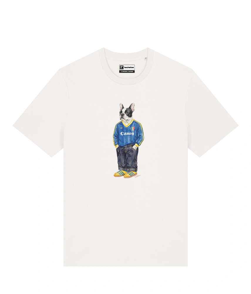 IL BULLDOG FRANCESE CALCIATORE T-shirt - Off White - Buteo