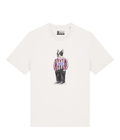 IL BULLDOG FRANCESE CALCIATORE T-shirt - Off White - Rosanero