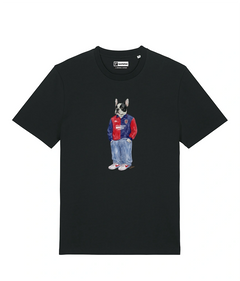 IL BULLDOG FRANCESE CALCIATORE T-shirt - Nero - Casteddu