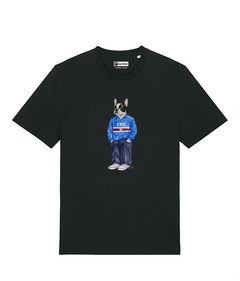 IL BULLDOG FRANCESE CALCIATORE T-shirt - Nero - Doriano