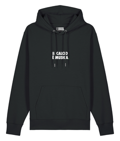 IL CALCIO È MUSICA. Felpa cappuccio