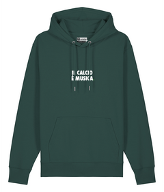 IL CALCIO È MUSICA. Felpa cappuccio