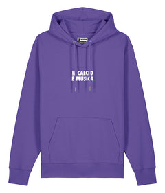 IL CALCIO È MUSICA. Felpa cappuccio