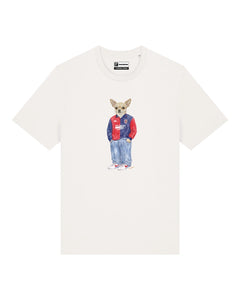 IL CHIHUAHUA CALCIATORE T-shirt - Off White - Casteddu