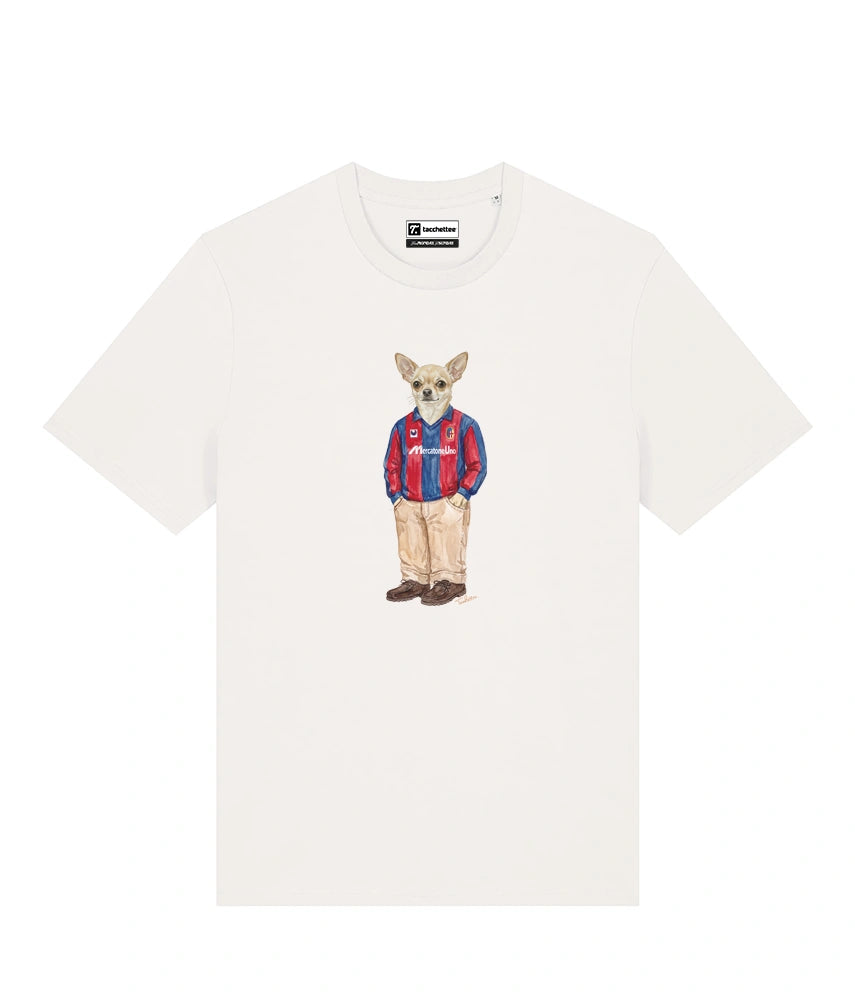 IL CHIHUAHUA CALCIATORE T-shirt - Off White - Felsineo