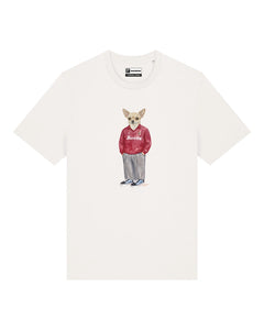 IL CHIHUAHUA CALCIATORE T-shirt - Off White - Granata