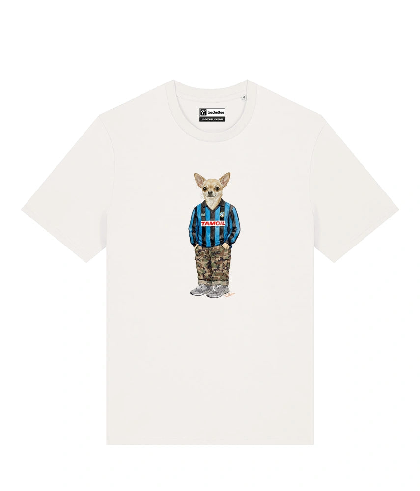 IL CHIHUAHUA CALCIATORE T-shirt - Off White - Orobico