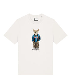 IL CHIHUAHUA CALCIATORE T-shirt - Off White - Orobico