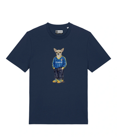 IL CHIHUAHUA CALCIATORE T-shirt - Blu Navy - Buteo