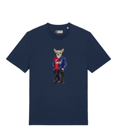 IL CHIHUAHUA CALCIATORE T-shirt - Blu Navy - Grifo