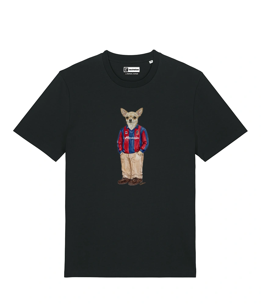 IL CHIHUAHUA CALCIATORE T-shirt - Nero - Felsineo