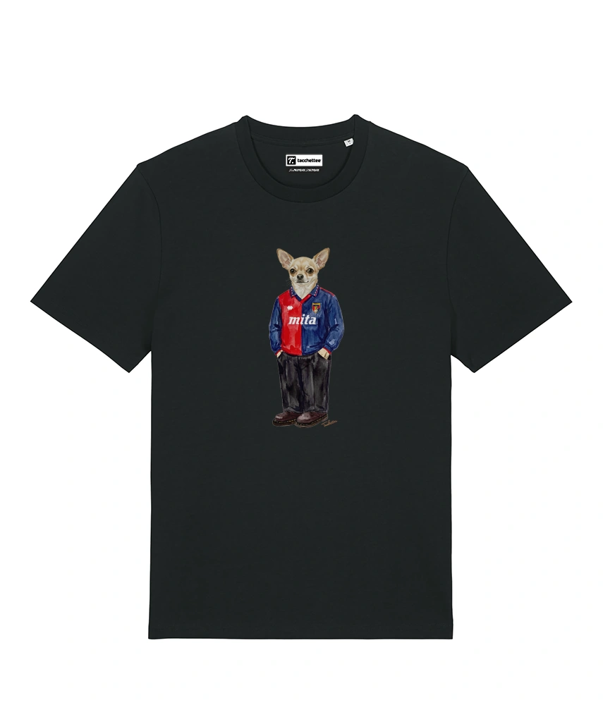 IL CHIHUAHUA CALCIATORE T-shirt - Nero - Grifo