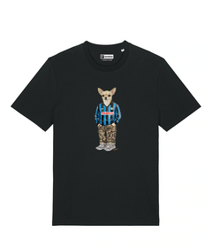 IL CHIHUAHUA CALCIATORE T-shirt - Nero - Orobico