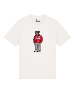 IL DOBERMANN CALCIATORE T-shirt - Off White - Granata