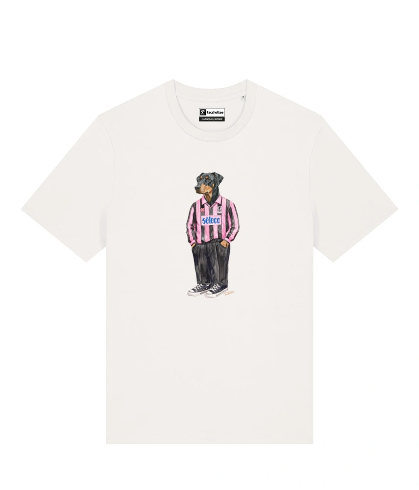 IL DOBERMANN CALCIATORE T-shirt - Off White - Rosanero