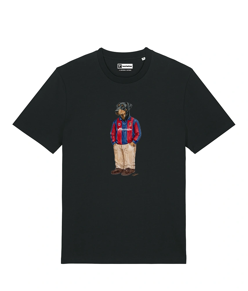 IL DOBERMANN CALCIATORE T-shirt - Nero - Felsineo