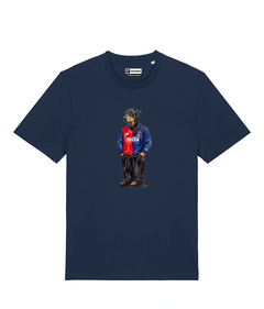 IL DOBERMANN CALCIATORE T-shirt - Blu Navy - Grifo