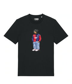IL DOBERMANN CALCIATORE T-shirt - Nero - Casteddu
