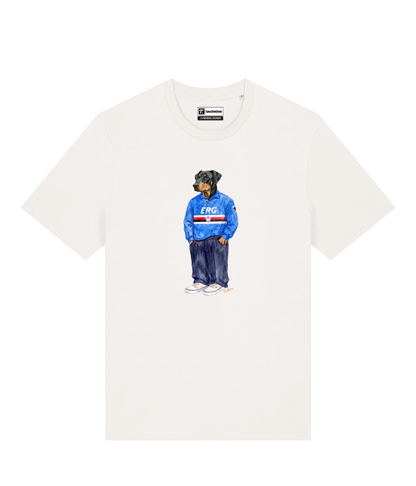 IL DOBERMANN CALCIATORE T-shirt - Off White - Doriano