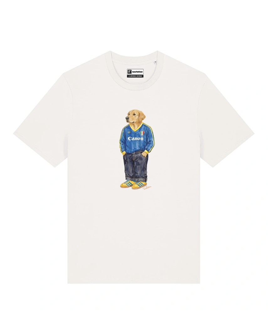 IL GOLDEN RETRIEVER CALCIATORE T-shirt - Off White - Buteo
