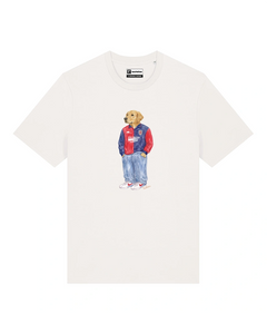 IL GOLDEN RETRIEVER CALCIATORE T-shirt - Off White - Casteddu