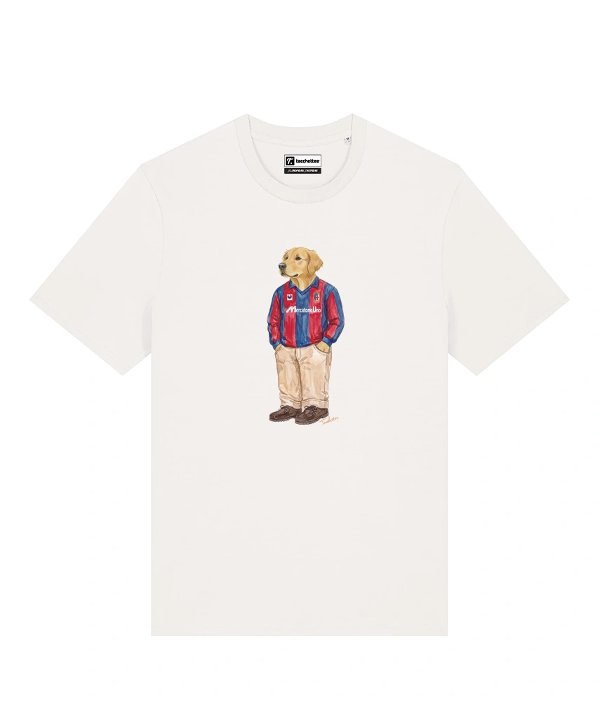 IL GOLDEN RETRIEVER CALCIATORE T-shirt - Off White - Felsineo